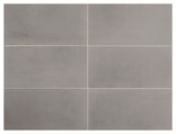 Marazzi Moroccan Concrete 12" X 24" Stepwise Matte Gray