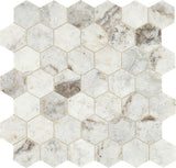 Marazzi Predella 2" Hexagon, Straight Edge Lumen White