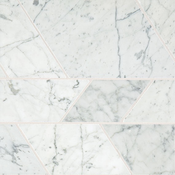 Daltile Marble 12" X 12" Modern Carrara White