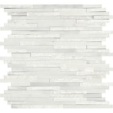 Daltile Marble 12" x 12" Random Linear First Snow Eleg