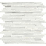 Daltile Marble 12" X 12" Random Linear First Snow Eleg