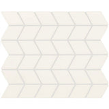Daltile Color Wheel Retro 2" X 3" Chevron Matte Matte Arctic White