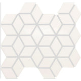 Daltile Color Wheel Retro 2" X 3" 3D Cube Matte Matte Arctic White