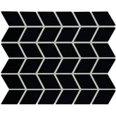 Daltile Color Wheel Retro 2" X 3" Chevron Matte Matte Black