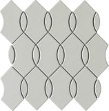 Emser Mythos 12"x12" Wave Mosaic 3"X5.6" Gray