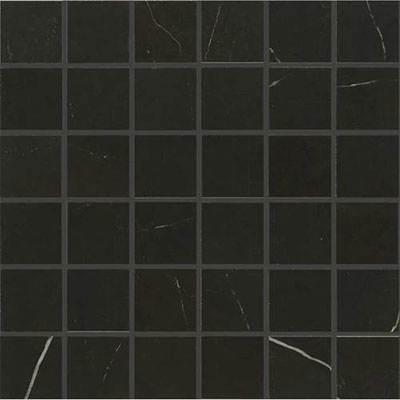 Daltile Marble Attache 2" X 2" Straight Joint Nero