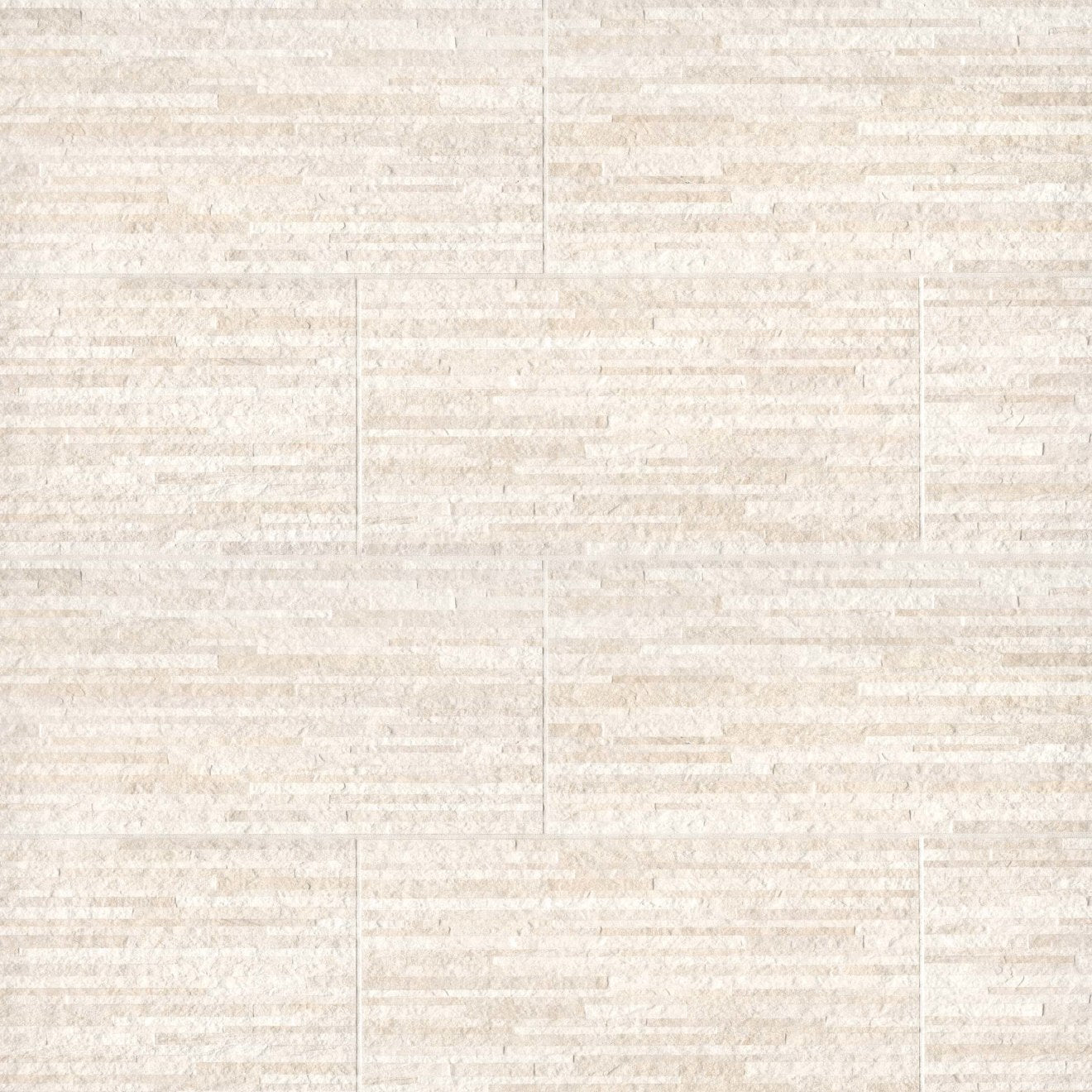 Bedrosians Purestone 12" x 24" Muretto Textured Beige