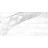 Daltile Perpetuo 12" X 24" Wave Brilliant White