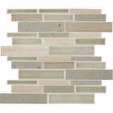 Daltile Raine 12" X 11" Random Linear Cumulus Grey Bld