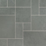 MS International Slate And Quartzite 12" x 12" Ashler Versailles Pattern Montauk Blue