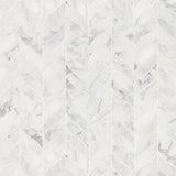 MS International Natural Stone Marble 12" x 12" Mosaic Calacatta Cressa Leaf