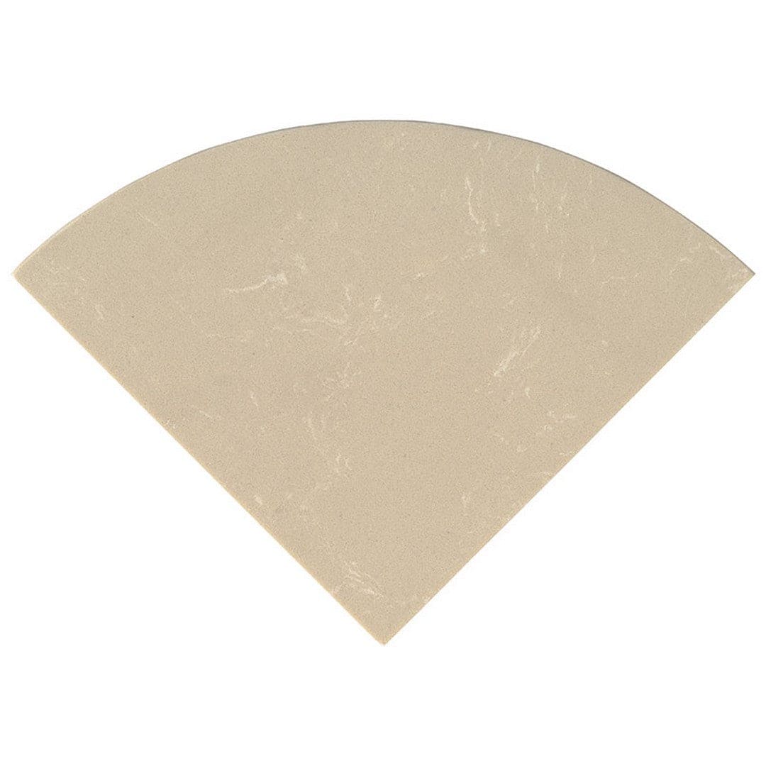 MS International Marble 9'' Radius Corner Shelf Engineered Beige