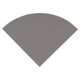 MS International Marble 9'' Radius Corner Shelf Engineered Gray