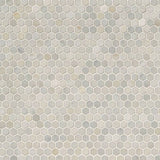 MS International Natural Stone Marble 12" x 12" Hexagon 1" Mosaic Greecian White