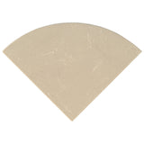 MS International Marble 18'' Radius Seat Engineered Beige