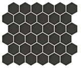 Emser Savvy 11"x12" Hexagon Mosaic 2"x2" Polished Pewter