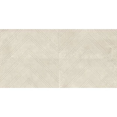 Daltile Chord 12" X 24" Deco Textured Sonata White