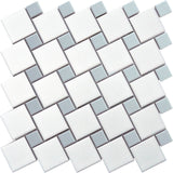 Emser Spin 11"x11" Dot Mosaic Silver