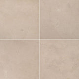 MS International Natural Stone Marble 18" x 18" Honed Crema Marfil Select
