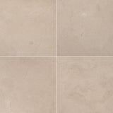 MS International Natural Stone Marble 24" x 24" Polished Crema Marfil Select 14.9mm