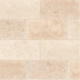 Bedrosians Travertine 12" x 24" Filled & Honed Mediterranean Ivory