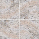 MS International Travertine 12" x 12" HF Silver