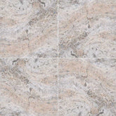 MS International Travertine 12" x 12" HF Silver