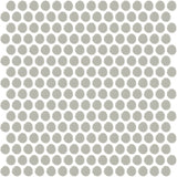 Daltile Color Wheel Mosaic 13'' X 11'' Penny Glossy Desert Gray