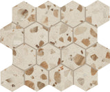 Marazzi Curation 3" Mosaic Hexagon 15" x 12" Stucco