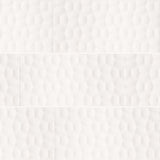 MS International Adella Viso 12" x 24" Matte 8.8MM White