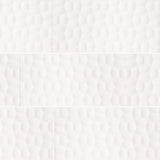 MS International Adella Viso 12" x 24" Matte 7.8MM White