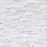 MS International Rockmount 6" x 18" Multi Finish Ledger Corner Arctic White