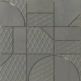 Emser Ironworx 12"x12" Geometrical Mosaic Gray