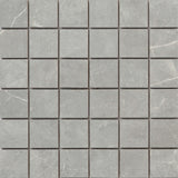 Emser Sterlina II 12"x12" Mosaic 2"x2" Matte Gray