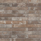 MS International Brickstone 2" x 18" Brick Matte Rustique Red