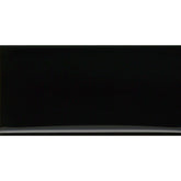 Emser Catch 3" x 6" Bullnose Glossy Black