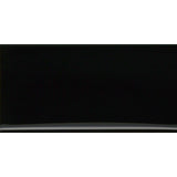 Emser Catch 3" x 6" Bullnose Glossy Black
