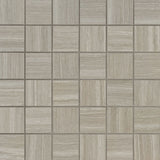 MS International Charishma 2" x 2" Mosaic Matte Silver
