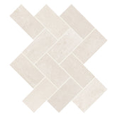Daltile Advantage 12" X 14" Herringbone Mosaic 2" X 4" Aria White