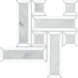 Daltile Gamma 12" X 12" Basketweave Mosaic 2.25" Mystic Blend