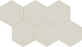 Marazzi Inyo 8" Hexagon Microban Crema