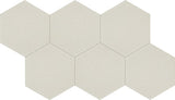 Marazzi Inyo 8" Hexagon Microban Crema