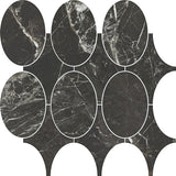 Marazzi Savoir 14" X 14" Mixed Mosaic Noir