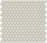 Marazzi Inyo 13" X 11" Penny Rounds Microban Mosaic Crema