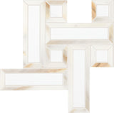 Daltile Gamma 12" X 12" Basketweave Mosaic 2.25" Bella Blend