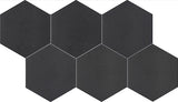 Marazzi Inyo 8" Hexagon Microban Ink