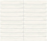 Daltile Artcrafted 12" X 10" Straight Joint Mosaic 1" X 6" Coconut