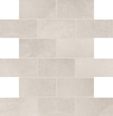 Daltile Advantage 12" X 12" Brick Joint Mosaic 2" X 4" Portrait White