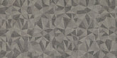 Daltile Fabric Art 12" X 24" Modern Kaleidoscope Ashen Steel Prism