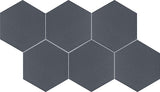 Marazzi Inyo 8" Hexagon Microban Indigo
